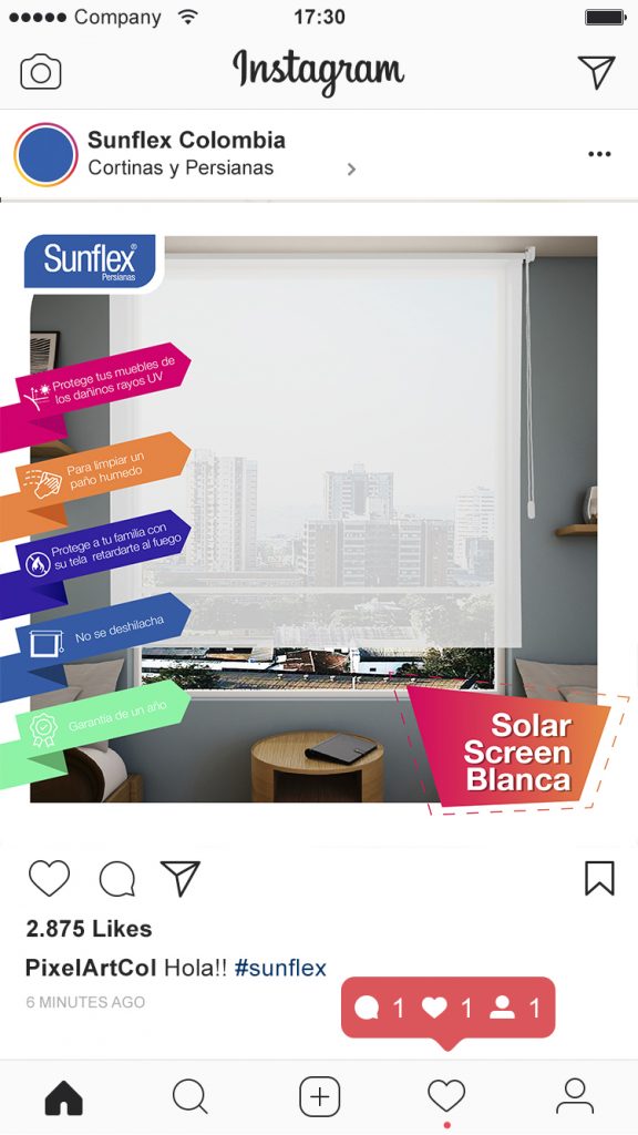 Sunflex Redes Sociales