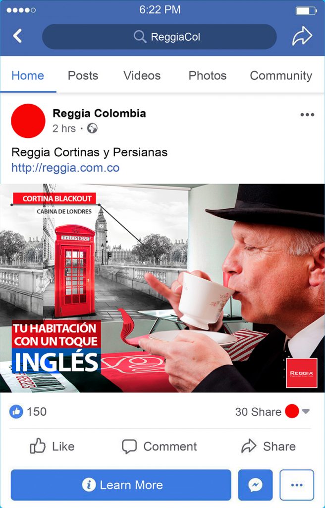 Reggia Redes Sociales