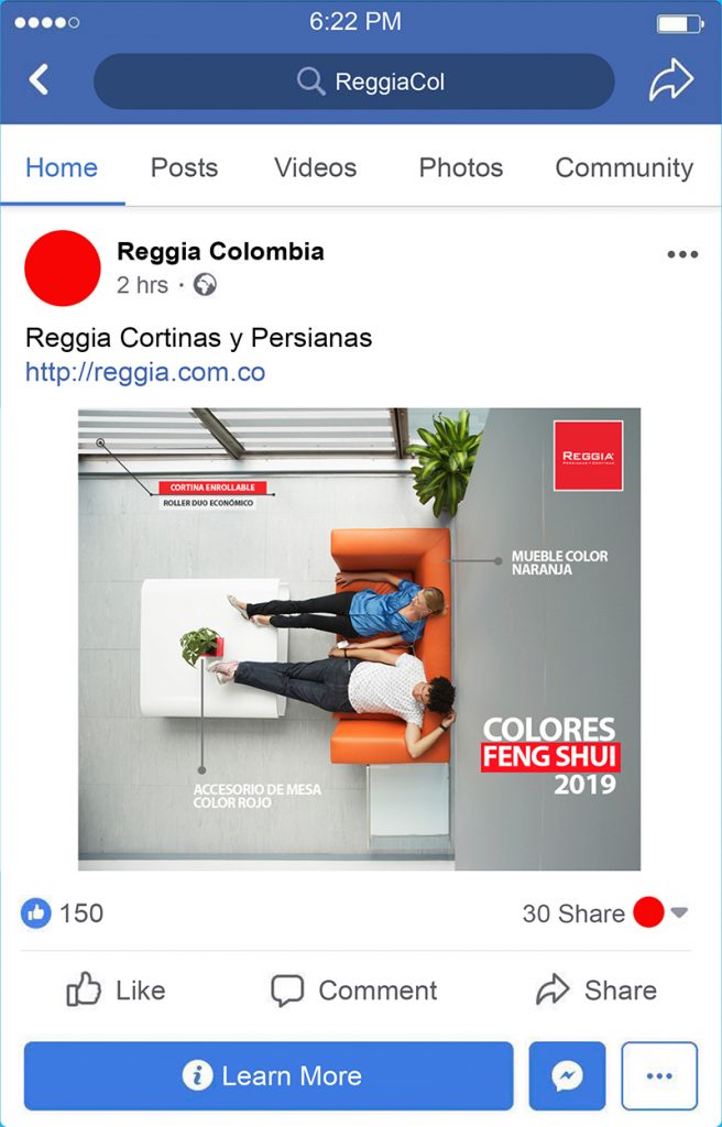 Reggia Redes Sociales