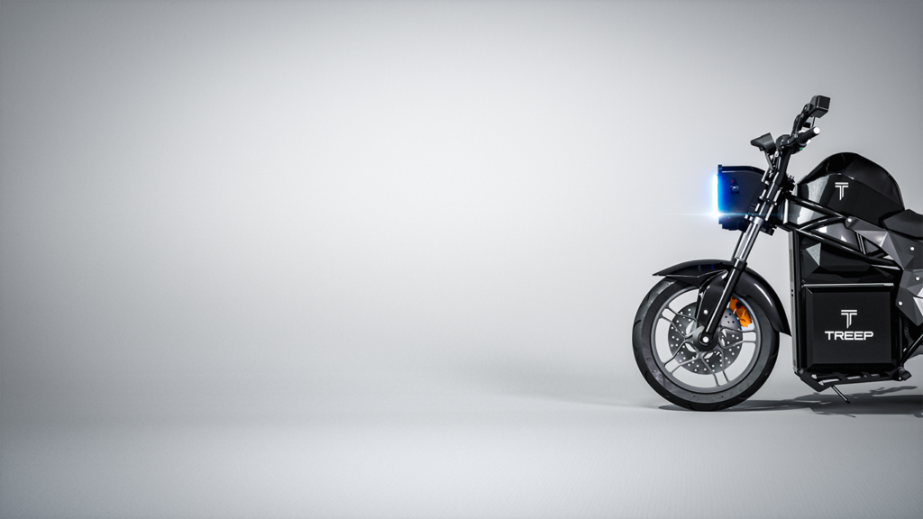 Render 3d producto motocicleta electrica punta