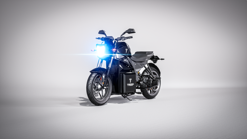 Render 3d producto motocicleta electrica front